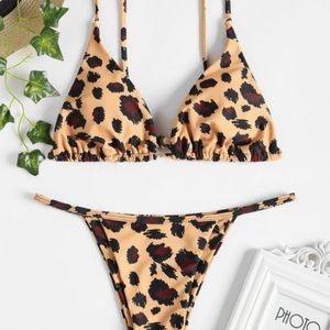 Zaful Cheetah Print Bikini